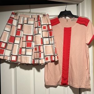 Skirt and shirt combo